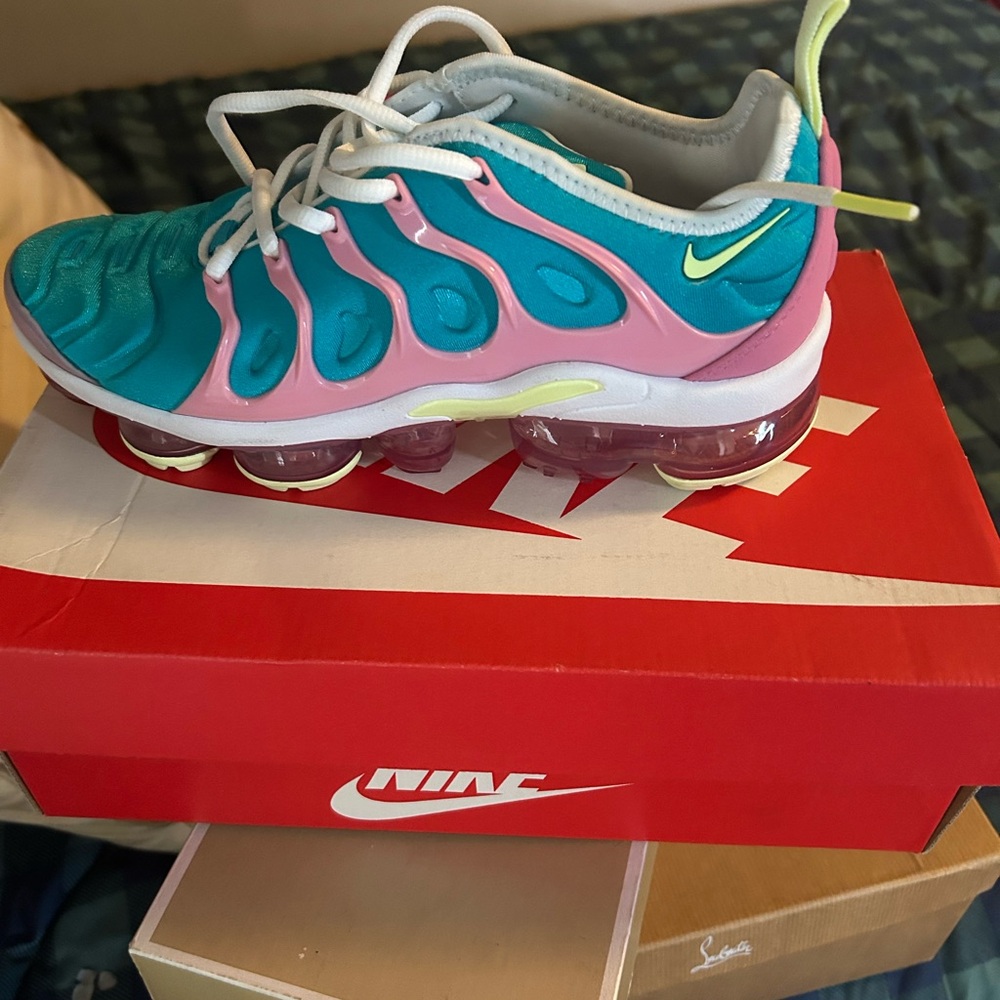 Nike Air Max Plus - Turquoise, Pink, and Lime